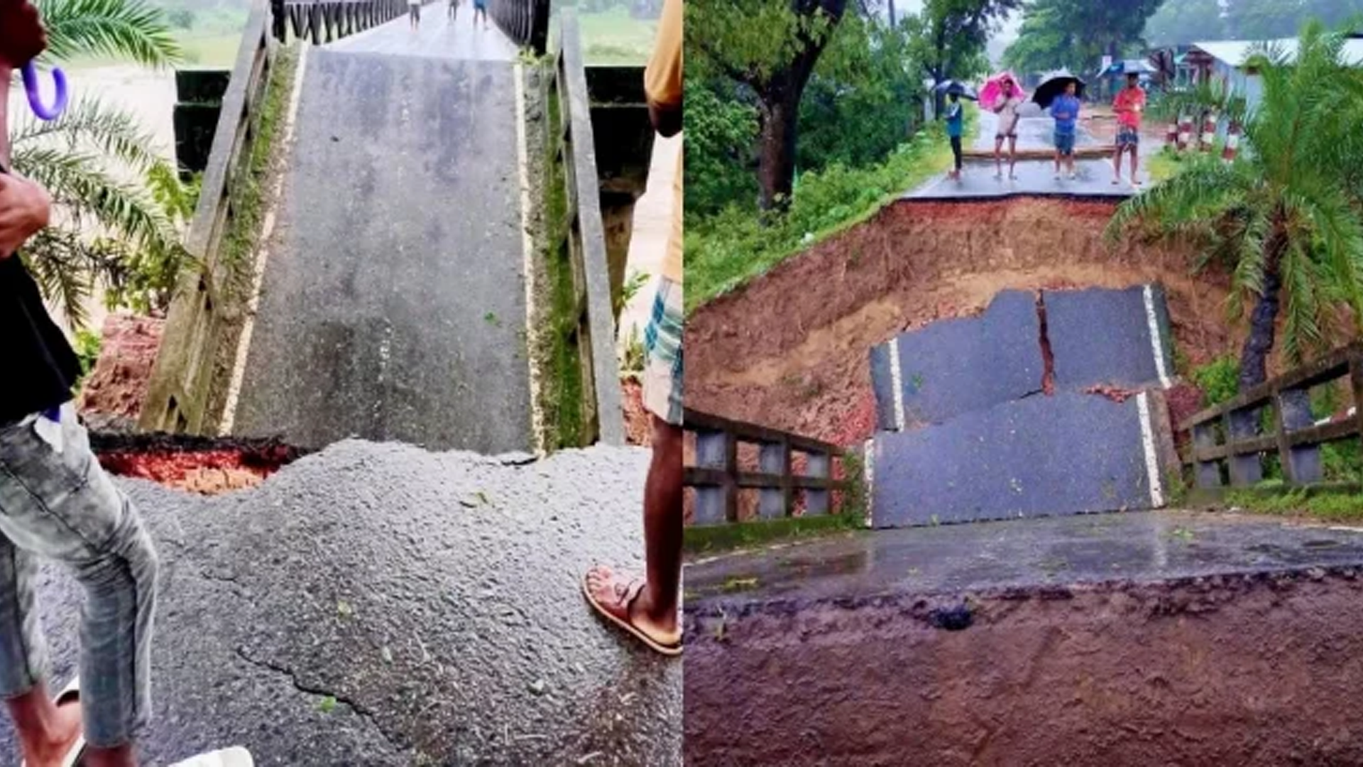 পাহাড়ি ঢলে সেতু ভেঙে বিচ্ছিন্ন রাঙ্গামাটি–বান্দরবান যোগাযোগ
